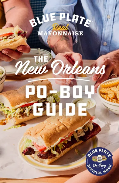 Cover of the Blue Plate New Orleans Po-Boy Guide